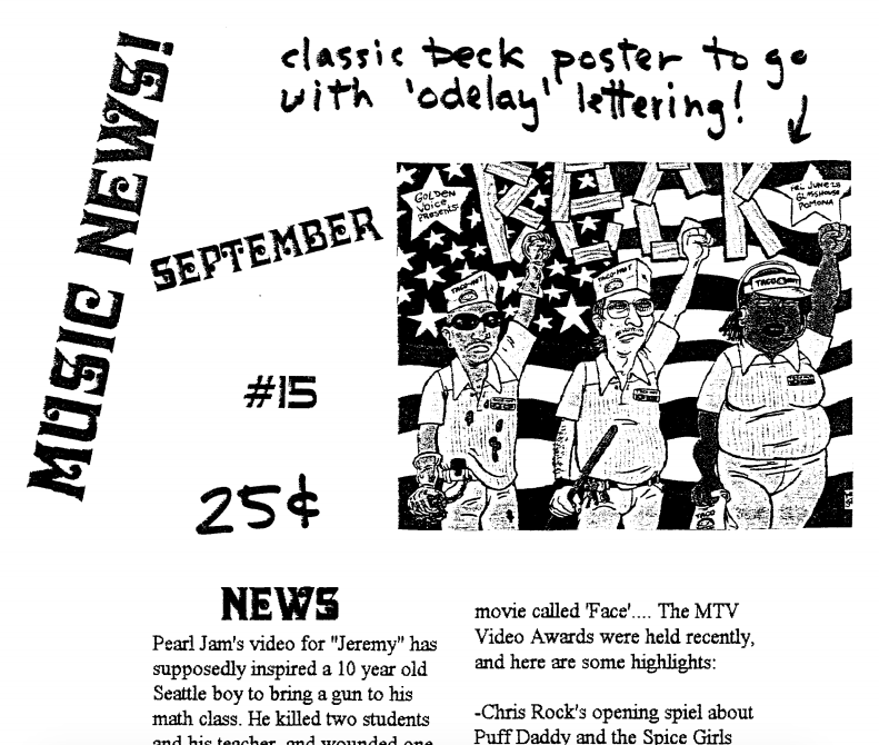 music news zine scan